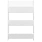 Wandschoenenkasten 2 St 60X18X90 Cm Spaanplaat Wit