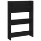 Wandschoenenkast 60X18X90 Cm Spaanplaat Zwart