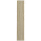 Wandschoenenkast 60X18X90 Cm Spaanplaat Sonoma Eikenkleurig
