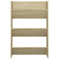 Wandschoenenkasten 2 St 60X18X90 Cm Spaanplaat Sonoma Eiken