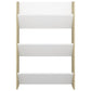Wandschoenenkast 60X18X90 Cm Spaanplaat Wit Sonoma Eikenkleurig