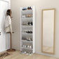 Wandschoenenkasten 2 St 60X18X90 Cm Spaanplaat Hoogglans Wit