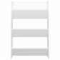 Wandschoenenkasten 2 St 60X18X90 Cm Spaanplaat Hoogglans Wit