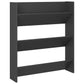Wandschoenenkast 80X18X90 Cm Spaanplaat Grijs