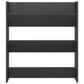 Wandschoenenkast 80X18X90 Cm Spaanplaat Grijs