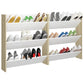 Wandschoenenkasten 2 St 80X18X90 Cm Spaanplaat Wit Sonoma Eiken