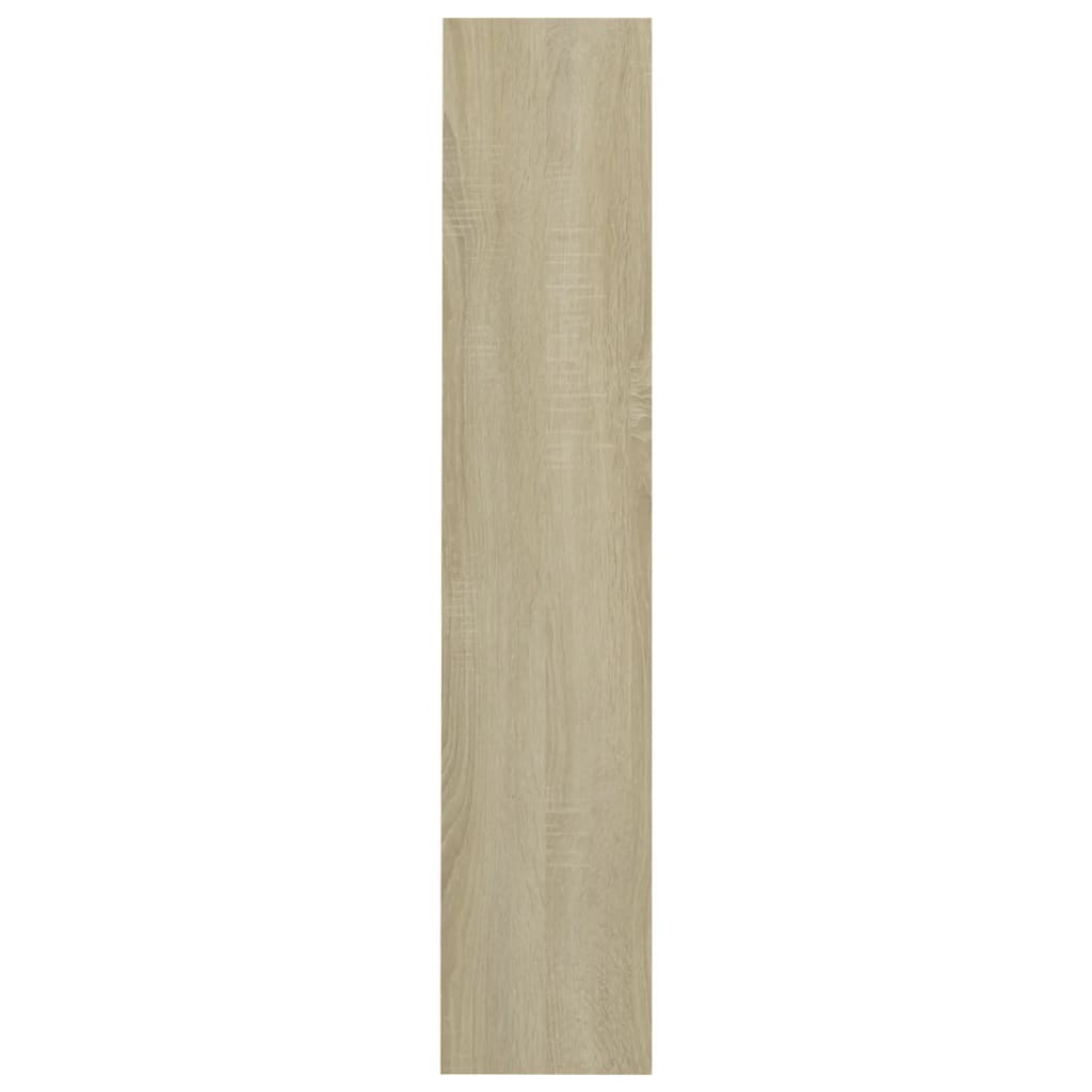 Wandschoenenkasten 2 St 80X18X90 Cm Spaanplaat Wit Sonoma Eiken