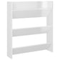 Wandschoenenkasten 2 St 80X18X90 Cm Spaanplaat Hoogglans Wit