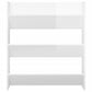 Wandschoenenkasten 2 St 80X18X90 Cm Spaanplaat Hoogglans Wit