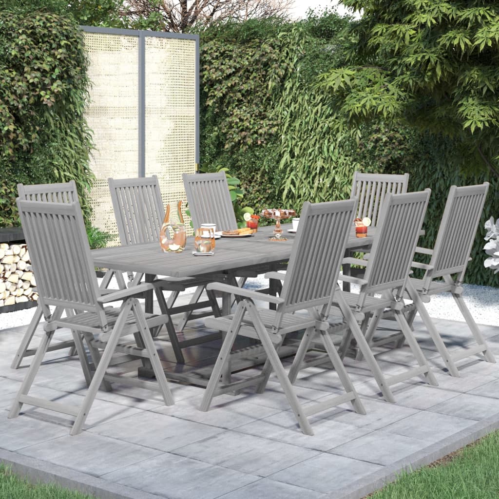9-Delige Tuinset Massief Acaciahout