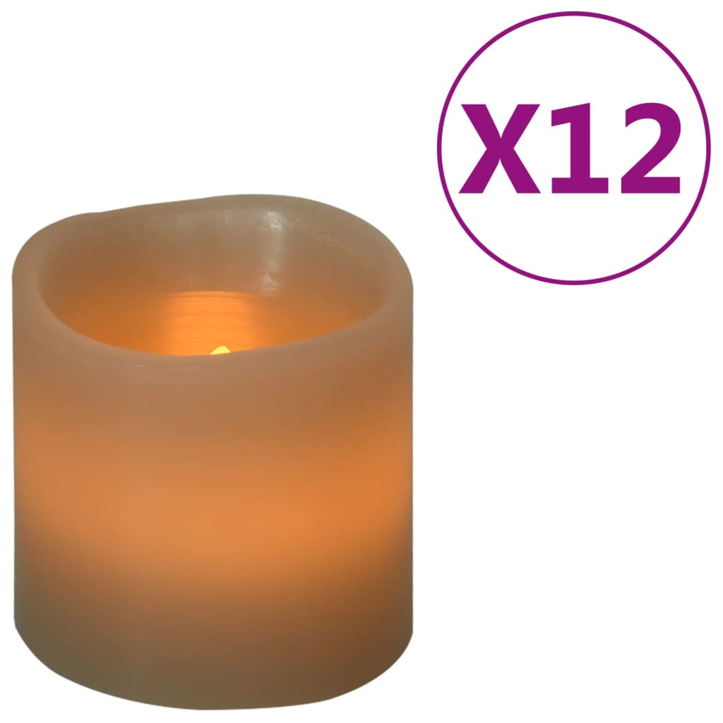 Kaarsen 12 St Led Warmwit