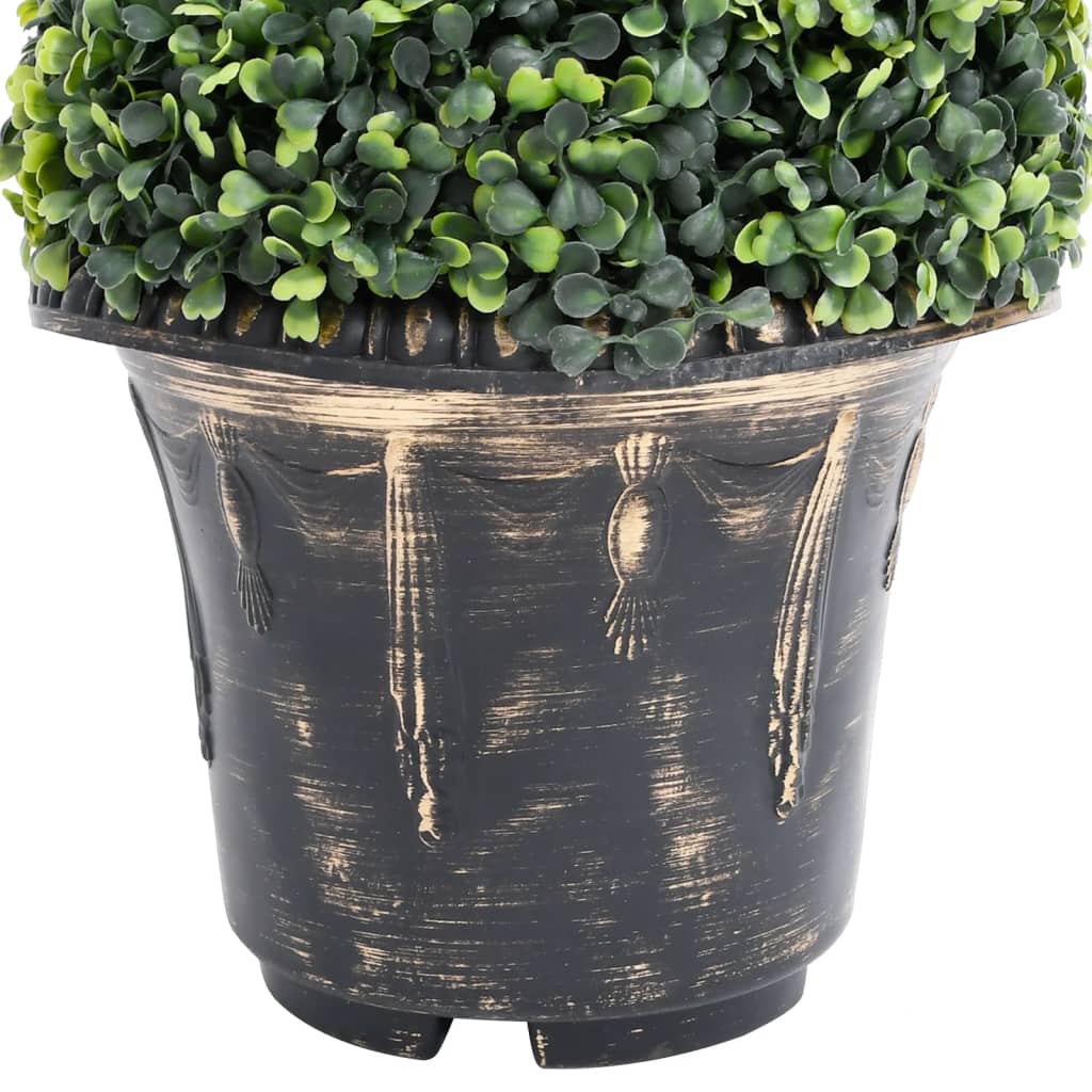 Kunstplant Met Pot Buxus Spiraal 89 Cm Groen