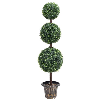 Kunstplant Met Pot Buxus Bolvorming 118 Cm Groen