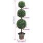 Kunstplant Met Pot Buxus Bolvorming 118 Cm Groen