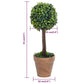 Kunstplanten Met Pot 2 St Buxus Bolvorming 33 Cm Groen