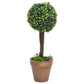 Kunstplanten Met Pot 2 St Buxus Bolvorming 41 Cm Groen