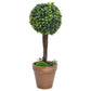 Kunstplanten Met Pot 2 St Buxus Bolvorming 56 Cm Groen