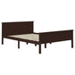 Bedframe Massief Grenenhout Donkerbruin 120X200 Cm