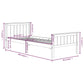 Bedframe Massief Grenenhout Grijs 90X200 Cm