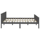 Bedframe Massief Grenenhout Grijs 180X200 Cm