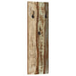 Wandkapstokken 2 St 36X3X110 Cm Massief Gerecycled Hout