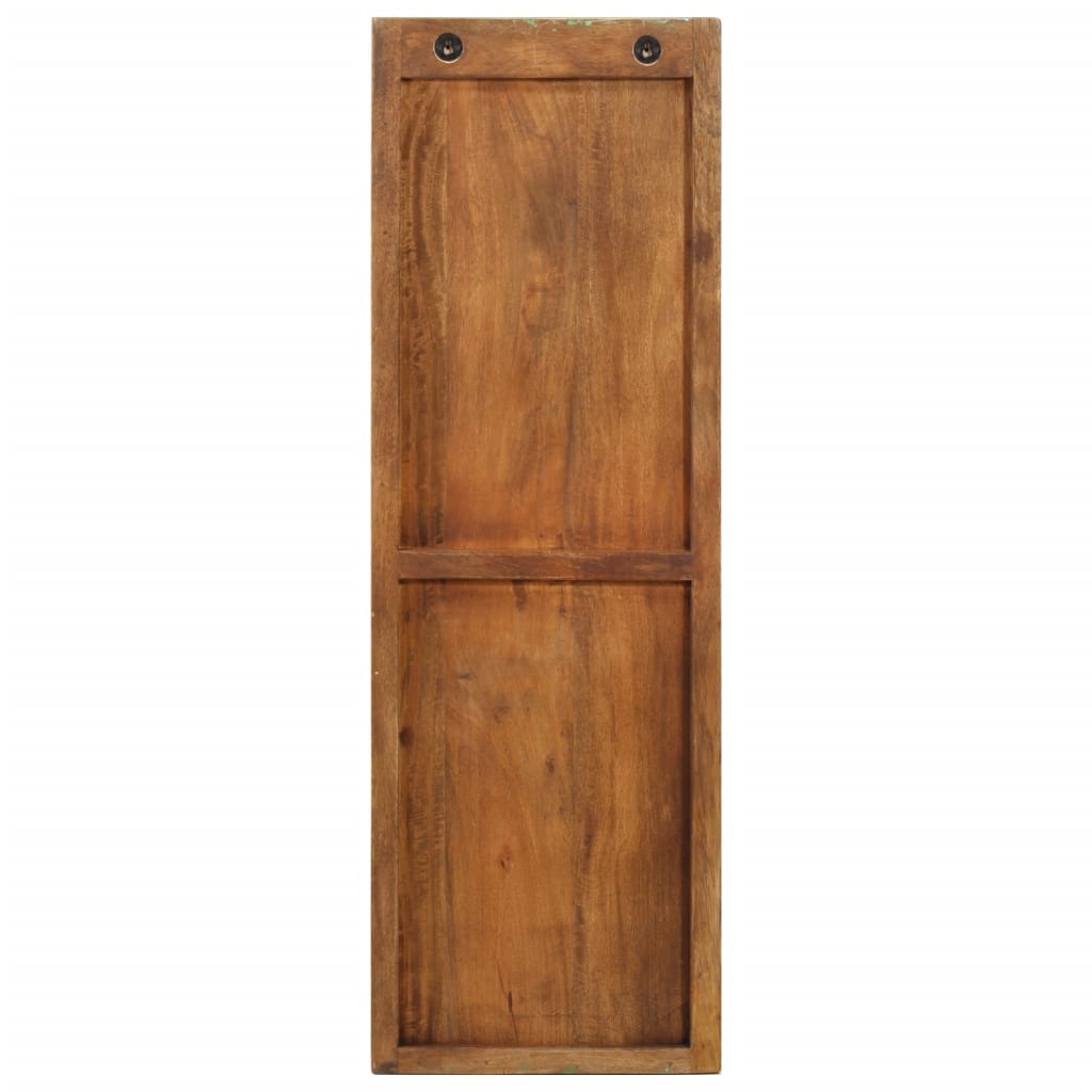 Wandkapstokken 2 St 36X3X110 Cm Massief Gerecycled Hout