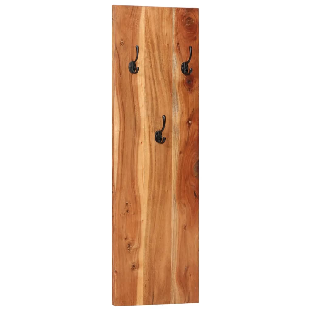 Wandkapstokken 2 St 36X3X110 Cm Massief Acaciahout