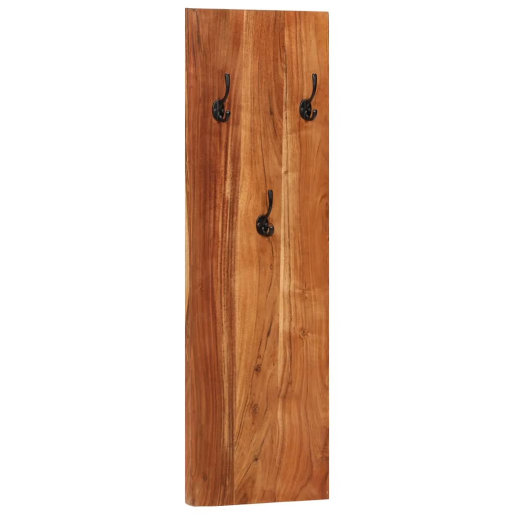 Wandkapstokken 2 St 36X3X110 Cm Massief Acaciahout