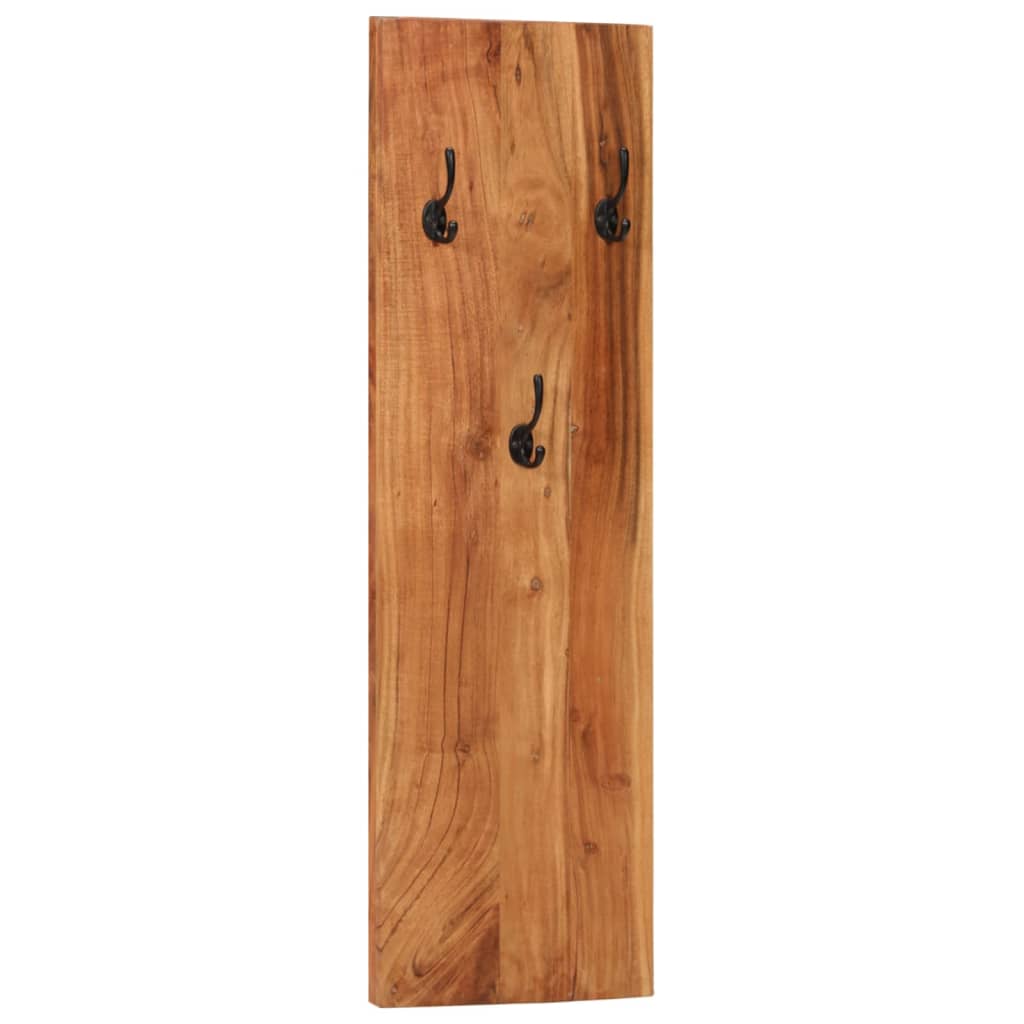 Wandkapstokken 2 St 36X3X110 Cm Massief Acaciahout