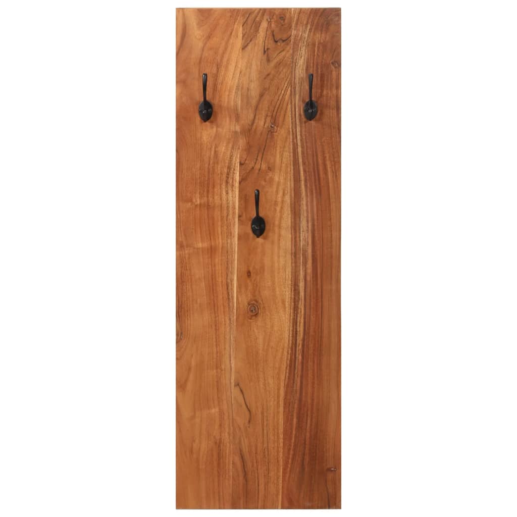 Wandkapstokken 2 St 36X3X110 Cm Massief Acaciahout