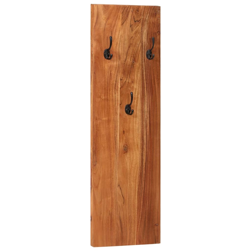 Wandkapstokken 2 St 36X3X110 Cm Massief Acaciahout