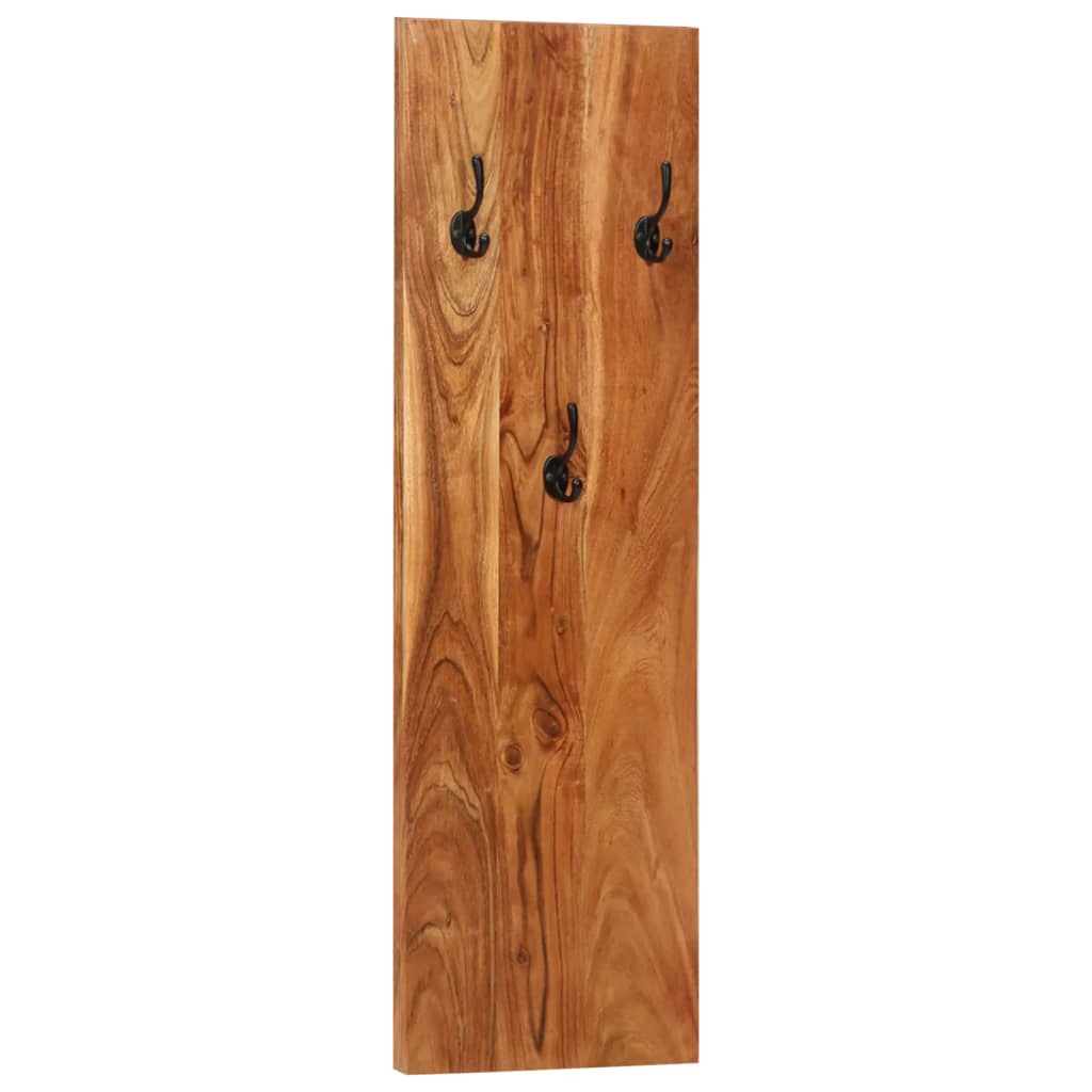 Wandkapstokken 2 St 36X3X110 Cm Massief Acaciahout