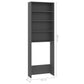 Wasmachinekast 64X24X190 Cm Grijs