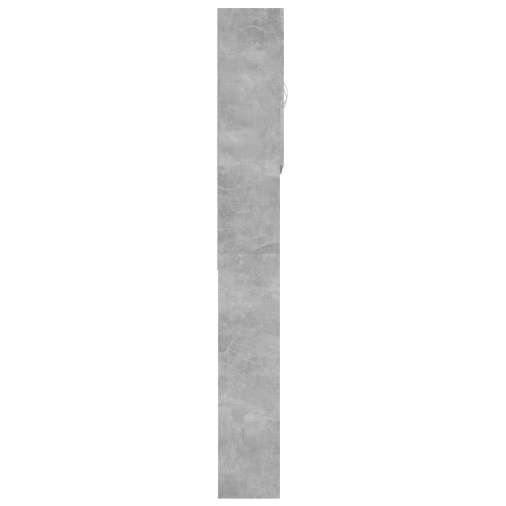 Wasmachinekast 64X25,5X190 Cm Betongrijs