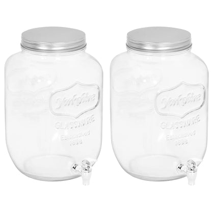 Drankdispensers 2 St 8050 Ml Glas