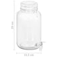 Drankdispensers 2 St 4000 Ml Glas