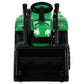 Traptractor Met Aanhanger En Graver Groen En Zwart