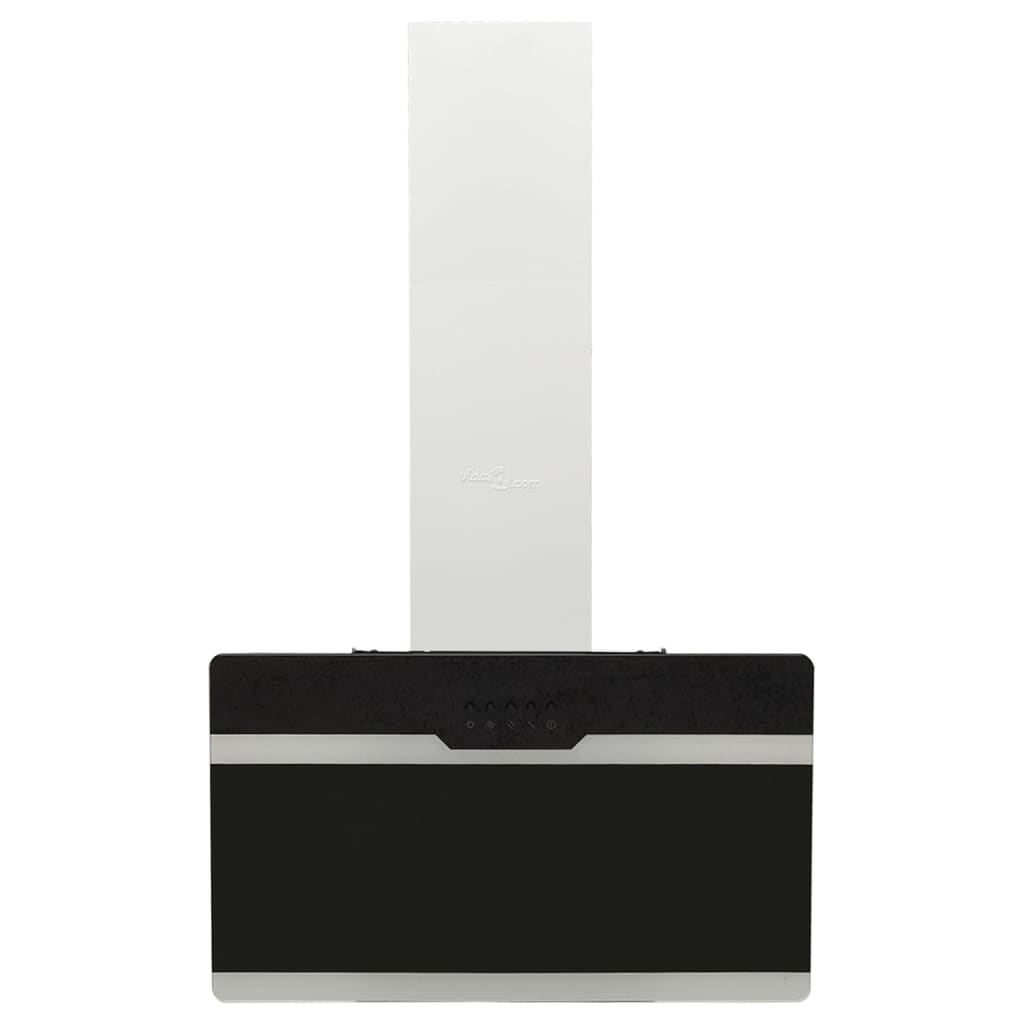 Wandafzuigkap 60 Cm Staal En Gehard Glas Zwart