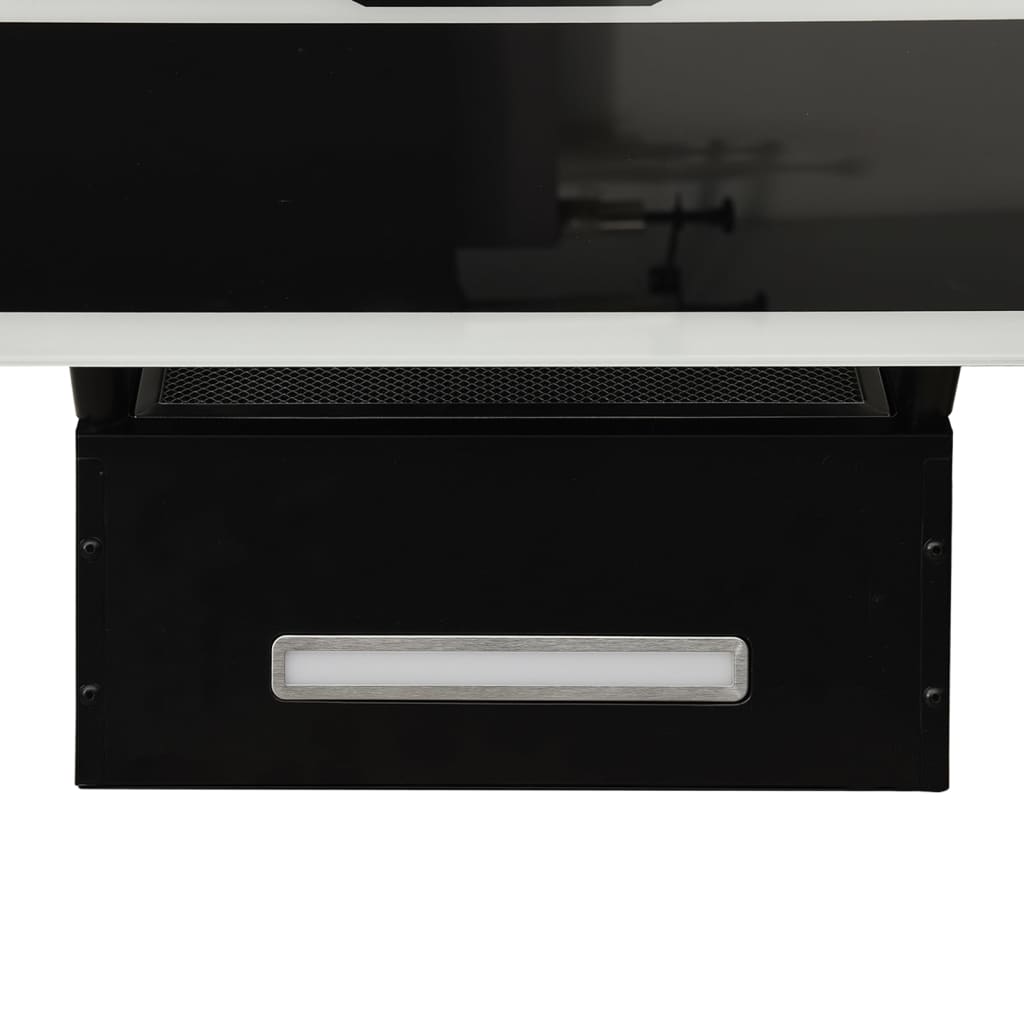 Wandafzuigkap 60 Cm Staal En Gehard Glas Zwart