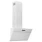 Wandafzuigkap 60 Cm Staal En Gehard Glas Wit