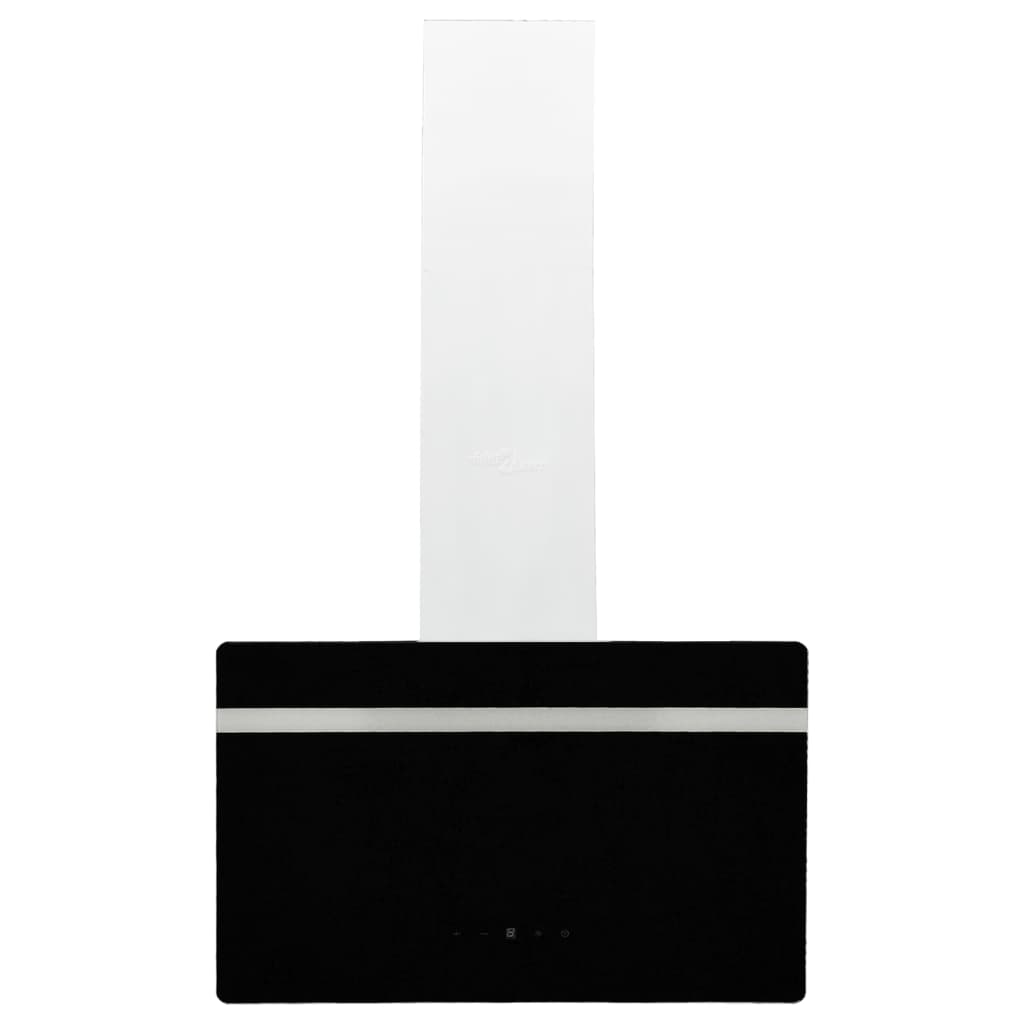 Wandafzuigkap 60 Cm Staal En Gehard Glas Zwart