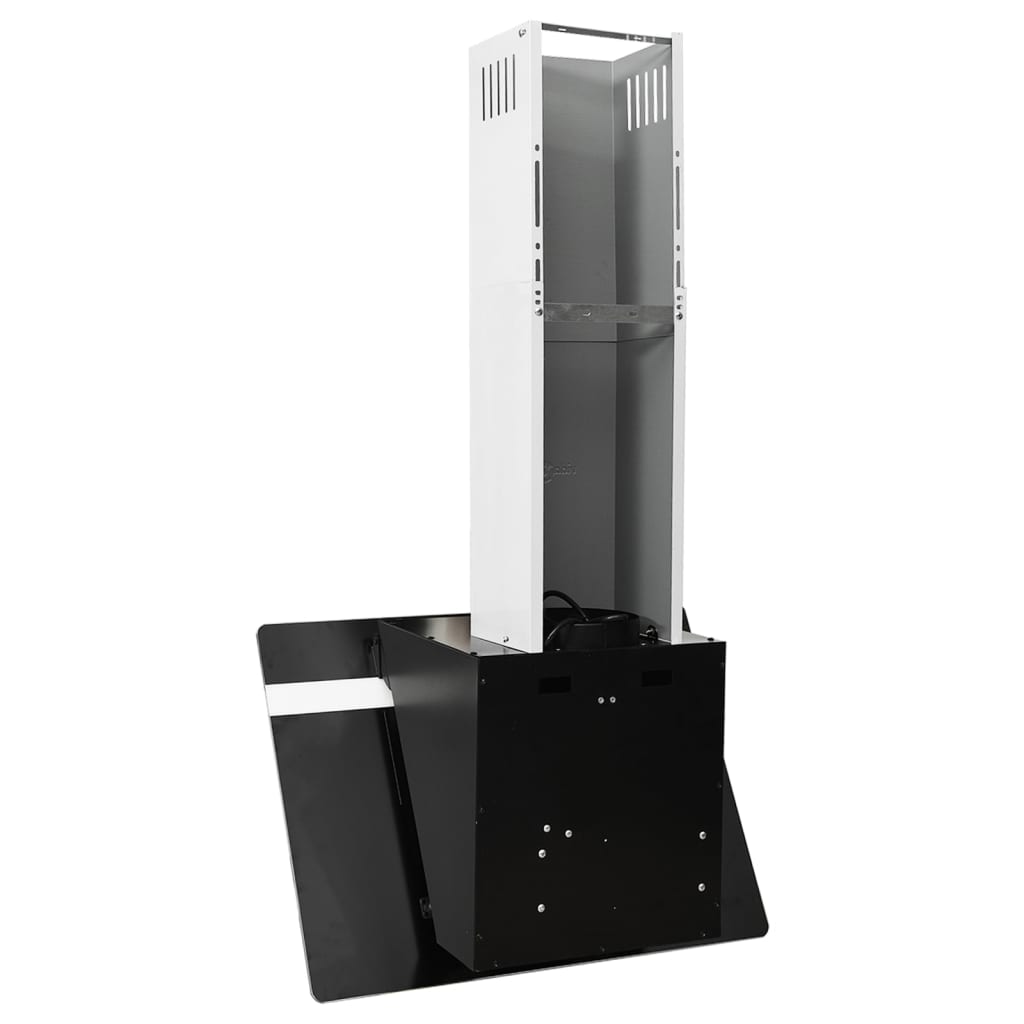 Wandafzuigkap 60 Cm Staal En Gehard Glas Zwart