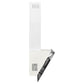 Wandafzuigkap 60 Cm Staal En Gehard Glas Wit