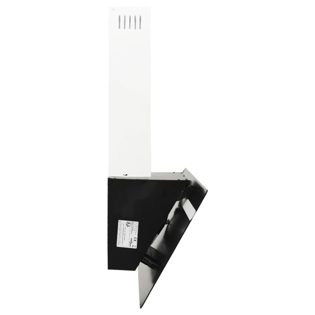 Wandafzuigkap 90 Cm Staal En Gehard Glas Zwart