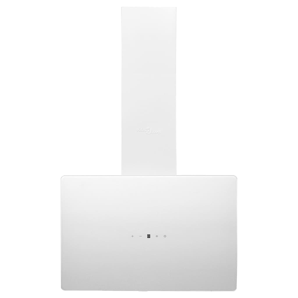 Wandafzuigkap 60 Cm Staal En Gehard Glas Wit