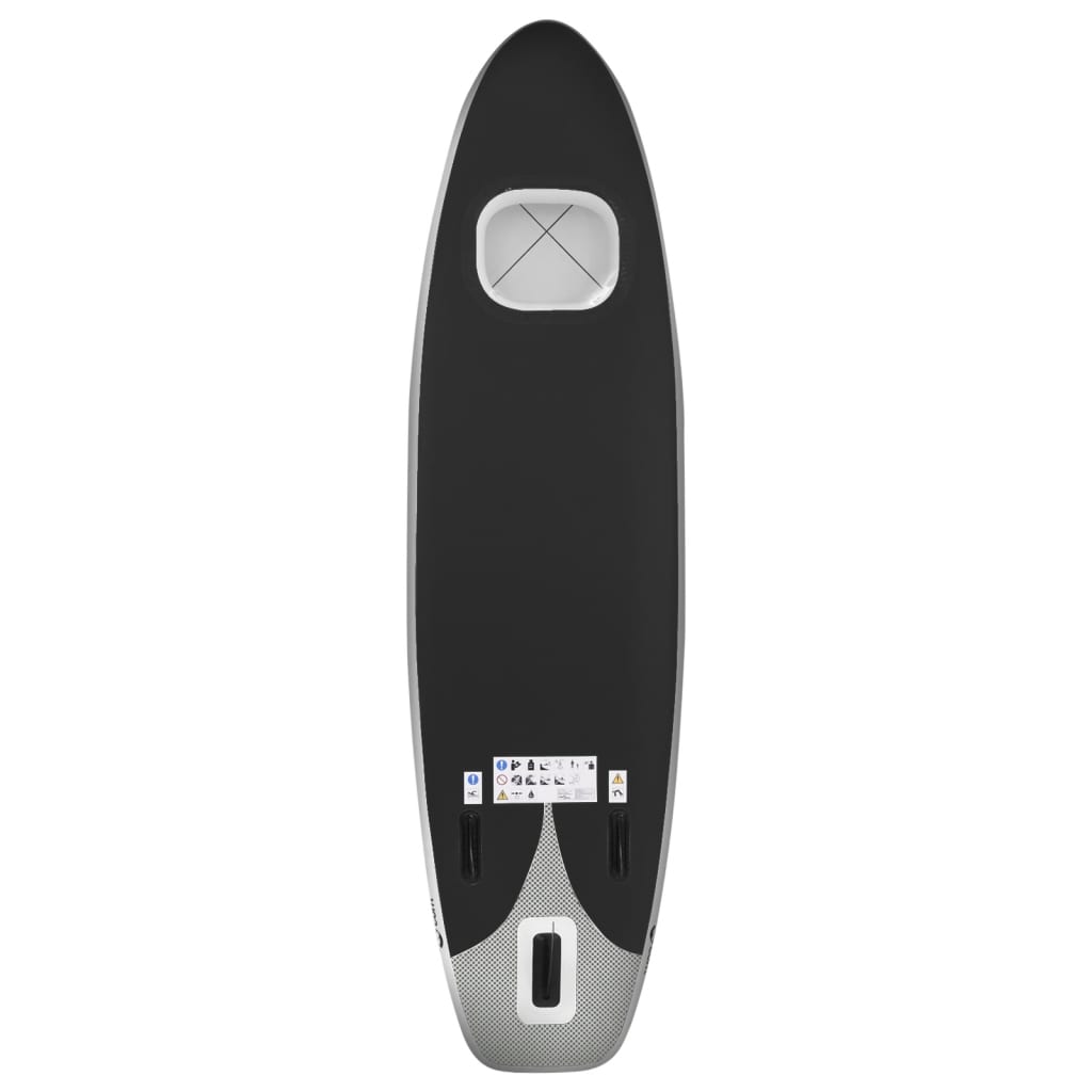 Stand Up Paddleboardset Opblaasbaar 300X76X10 Cm Zwart