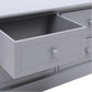Tv-Meubel 108X30X40 Cm Massief Paulowniahout Donkergrijs