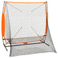 Honkbaltrainingsnet 174X76X158,5 Cm Zwart