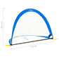 2 St Kindervoetbaldoelen Met Opbergtas 119X82X84,5 Cm