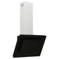 Wandafzuigkap 60 Cm Roestvrij Staal En Gehard Glas Zwart
